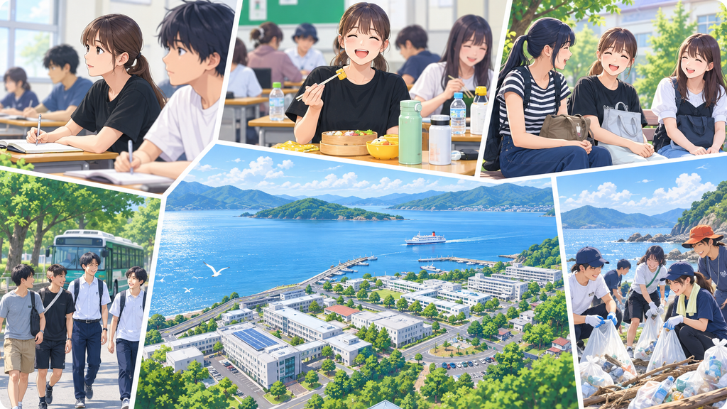 大島商船高専のキャンパスイメージ