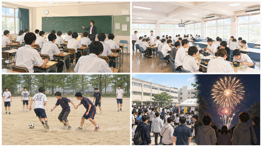 石川高専のキャンパスイメージ