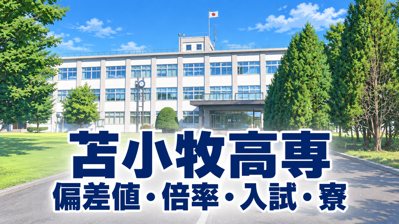 苫小牧高専 偏差値・倍率・入試・寮