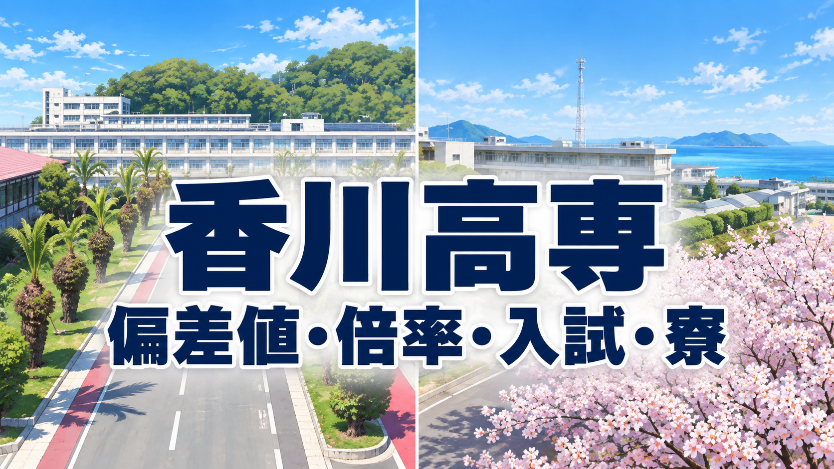 香川高専 偏差値・倍率・入試・寮